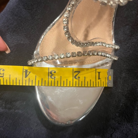 Sexy silver sandals NIB OLIVIA Ferguson a 10 - Picture 13 of 13